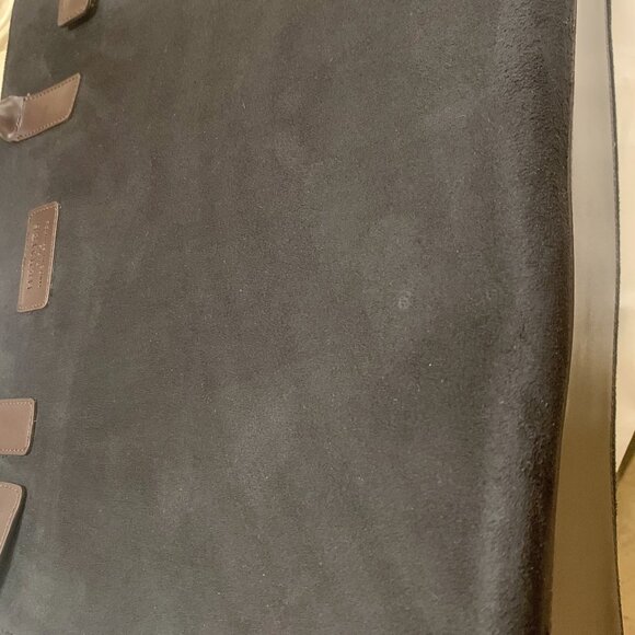 Hermes Like Suede Tote Bag - Picture 16 of 16